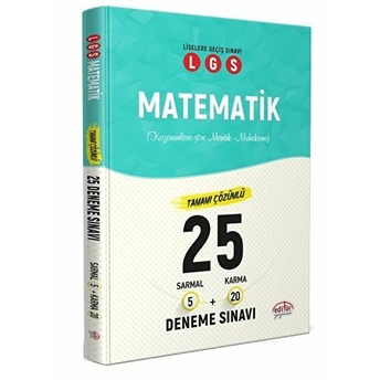 Editör Lgs Matematik 25 Deneme Sınavı Komisyon