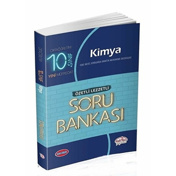 Editör Yayınları 10. Sınıf Kimya Özetli Lezzetli Soru Bankası