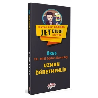 Editör Yayınları 2022 Uzman Öğretmenlik Jet Bilgi Kartları Osman Cem Çakmak