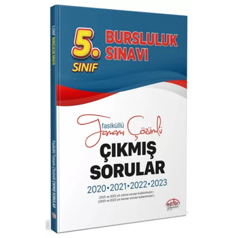 Editör Yayınları 5. Sınıf Bursluluk Çıkmış Sorular Ve Çözümleri Komisyon