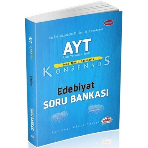 Editör Yayınları Ayt Edebiyat Konsensüs Soru Bankası