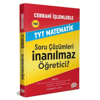 Editör Yayınları Cerrahi Işlemlerle Tyt Matematik Komisyon