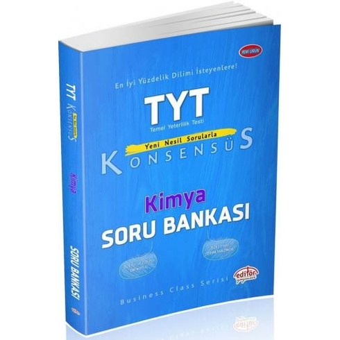 Editör Yayınları Tyt Konsensüs Kimya Soru Bankası