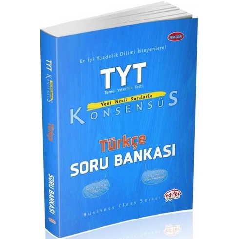 Editör Yayınları Tyt Konsensüs Türkçe Soru Bankası