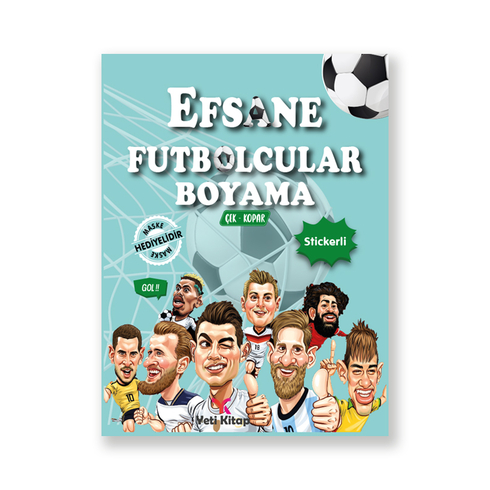 Efsane Futbolcular Boyama Kitabı Feyyaz Ulaş