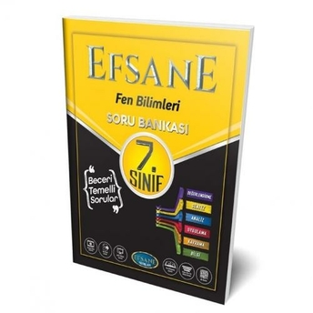 Efsane Yayınları 7.Sınıf Fen Bilimleri Soru Bankası Komisyon