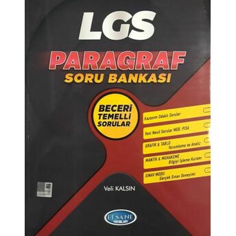 Efsane Yayınları Lgs Paragraf Soru Bankası (Yeni)