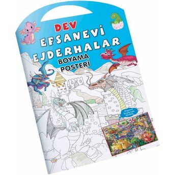 Efsanevi Ejderhalar Dev Boyama Posteri