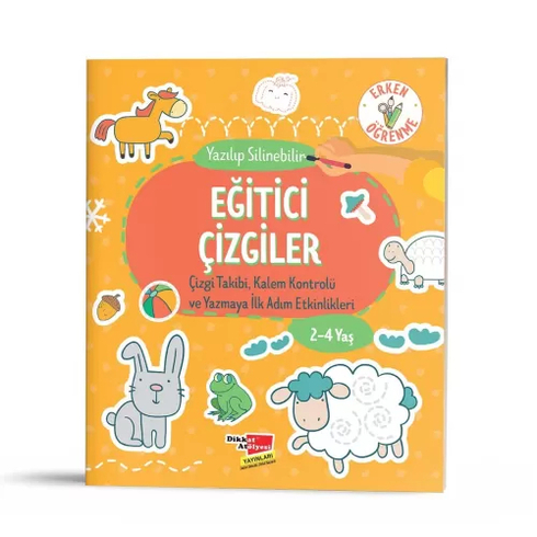 Eğitici Çizgiler Etkinlik Kitabı 2-4 Yaş