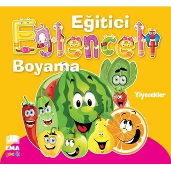 Eğitici Eğlenceli Boyama - Yiyecekler Kolektif