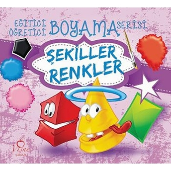 Eğitici Öğretici Boyama Serisi - Şekiller Renkler Kolektif