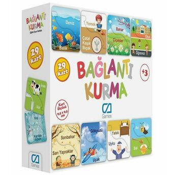 Eğitici Oyun Kartları Bağlantı Kurma 5043