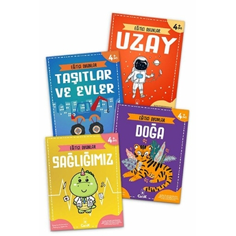 Eğitici Oyunlar Serisi (4 Kitap)