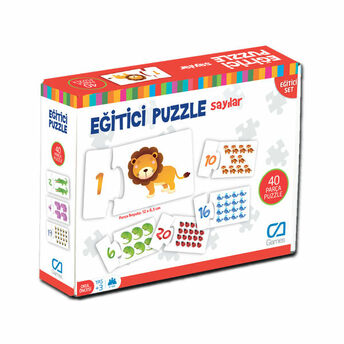 Eğitici Puzzle - Sayılar (Ca.5031)