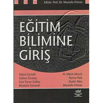 Eğitim Bilimine Giriş Mustafa Yılman