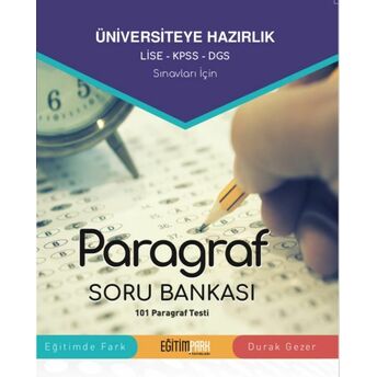 Eğitim Park Lise Paragraf Soru Bankası (33,00 Tl Iadesiz) Durak Gezer