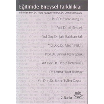 Eğitimde Bireysel Farklılıklar Yıldız Kuzgun