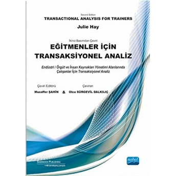 Eğitmenler Için Transaksiyonel Analiz Julie Hay