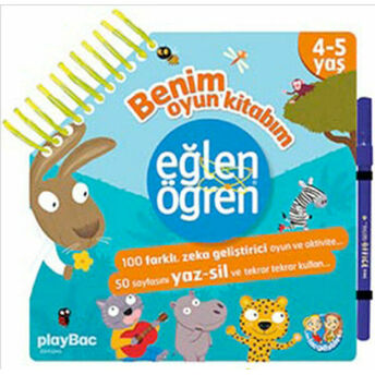 Eğlen Öğren - Benim Oyun Kitabım (4-5 Yaş) Kolektif