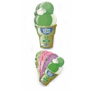 Eğlen Öğren Ice Cream - 120 Soru (4-5 Yaş) Kolektif