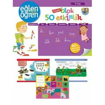 Eğlen Öğren Süper Blok 50 Etkinlik (6-7 Yaş) Kolektif