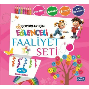 Eğlenceli Faaliyet Seti - Pembe Kitap - 4 Yaş