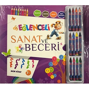 Eğlenceli Sanat Ve Beceri (Mor Kitap)