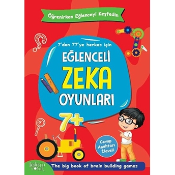 Eğlenceli Zeka Oyunları - Kırmızı Kitap - Öğrenirken Eğlenceyi Keşfedin Kolektıf