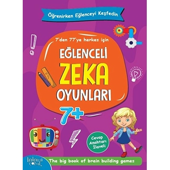 Eğlenceli Zeka Oyunları - Mor Kitap -Öğrenirken Eğlenceyi Keşfedin Kolektıf