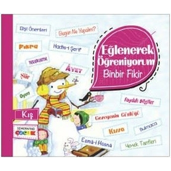 Eğlenerek Öğreniyorum - Binbir Fikir - Kış Kolektif