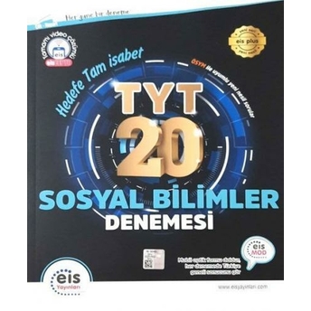 Eis Yayınları Tyt Sosyal Bilimler 20 Deneme Komisyon