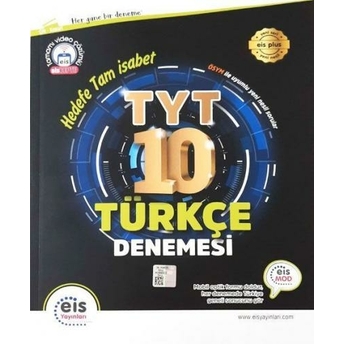 Eis Yayınları Tyt Türkçe 10 Deneme Komisyon