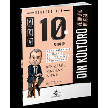 ​​Eker Test 10.Sınıf Din Kültürü Ve Ahlak Bilgisi Dinlendiren Konu Anlatımlı Soru Bankası Izzet Eker