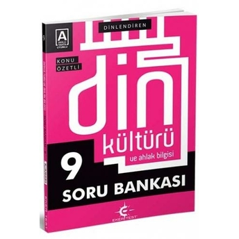 Eker Test Yayınları 9.Sınıf Din Kültürü Ve Ahlak Bilgisi Dinlendiren Konu Özetli Soru Bankası Izzet Eker