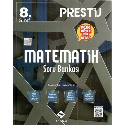 Ekstra Yayıncılık 8. Sınıf Matematik Prestij Soru Bankası Komisyon