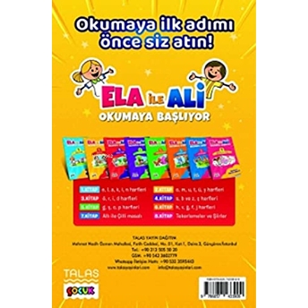 Ela Ile Ali Okumaya Başlıyor ( 8 Kitap Set ) - Mehmet Buğra