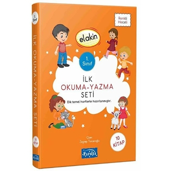 Elakin Ilk Okuma Yazma Seti - 10 Kitap Set Kerem Altındağ