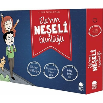 Elanın Neşeli Günlüğü - 2. Sınıf Set (10 Kitap) Celal Akbaş