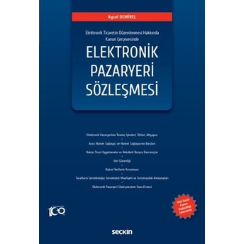 Elektronik Pazaryeri Sözleşmesi Aysel Demirel