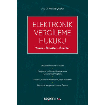 Elektronik Vergileme Hukuku Mustafa Çolak