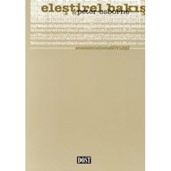 Eleştirel Bakış Entelektüellerle Söyleşi Derleme