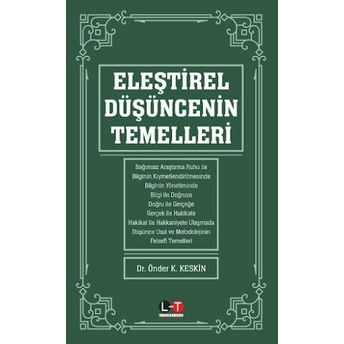 Eleştirel Düşüncenin Temelleri Önder K. Keskin