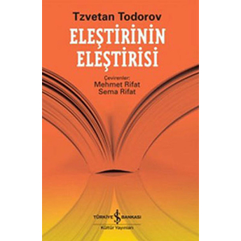 Eleştirinin Eleştirisi Tzvetan Todorov