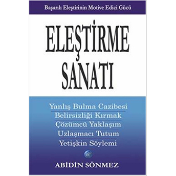 Eleştirme Sanatı Abidin Sönmez