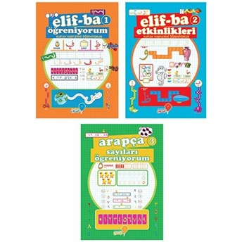 Elif-Ba Öğreniyorum Seti (3 Kitap) Kolektif