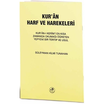 Elifba / Kuran Harf Ve Harekeleri (Orta Boy) Süleyman Hilmi Tunahan