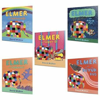 Elmer'In Yeni Maceralı 5'Li Set (2 Yaş) David Mckee