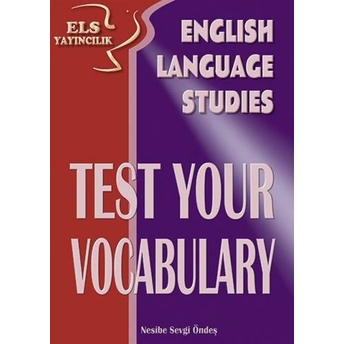 Els Test Your Vocabulary Nesibe Sevgi Öndeş