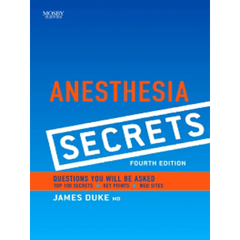 Elsevier Anesthesia Secrets James Duke