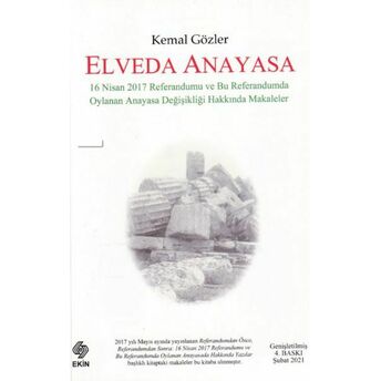 Elveda Anayasa Kemal Gözler